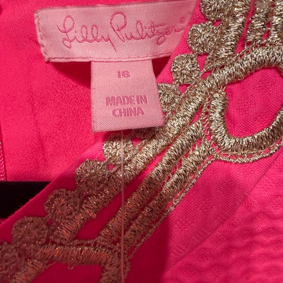 Lilly Pulitzer Alesa Shift Pink Fusion womens size 16 nwt - Picture 6 of 8